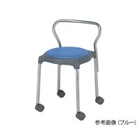 アズワン 丸椅子 ブルー 4脚 CUPPOBC