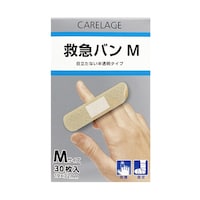 CARELAGE 救急バン 半透明タイプ Mサイズ 30枚入
