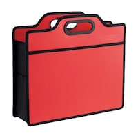 ライオン事務器 オフィスキャリングバッグ〈ビジカル〉 レッド BK353B (R)