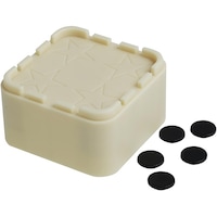 星朋商工 洗濯機かさ上げ台 100mm×100mm×57mm AHK100