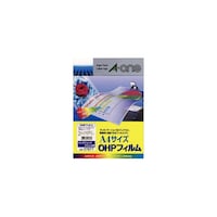 エーワン OHPフィルム インクジェットプリンタ用 A4判 ノーカット 10枚入 27077