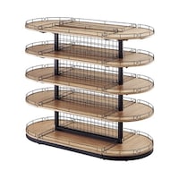 店研創意(ストア・エキスプレス) 【什器セットまるごと購入】Rエンドユニット 両エンド