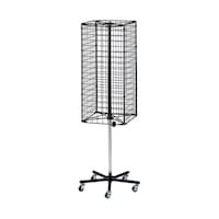 店研創意(ストア・エキスプレス) 4面回転ネットディスプレイ 黒 61797762