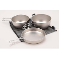 アズワン チタンクッカー3点セット 収納袋付