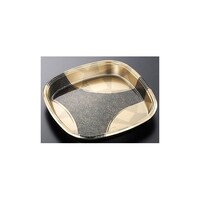 中央化学 寿司容器 DX角桶 金砂目BK 身