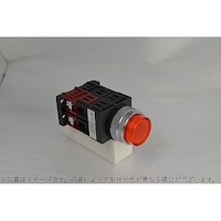 マルヤス電業 φ25全電圧式突形照光押しボタンスイッチオルタネイト金属リング