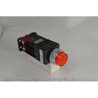 マルヤス電業 φ30トランス付突形照光押しボタンスイッチモメンタリ金属リング 2a2b 赤 LED HC形 A30FT20022RLE