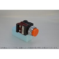 マルヤス電業 φ30突形押しボタンスイッチモメンタリ金属リング 1a 赤 A30PT10RJ