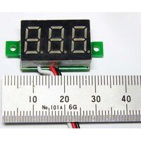 アズワン ミニタイプ7セグLED電圧計モジュール