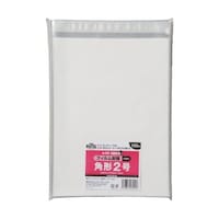 キングコーポレーション フィルム封筒 角2 片面白 テープ付 100枚 FFWK2Q100