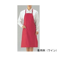 番場白衣店 エプロン ブラック CT25039 ブラック