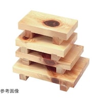 雅漆工芸 桧 紅節盛台