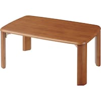 ファミリー・ライフ 木製収納式折れ脚テーブル75cm幅 03524