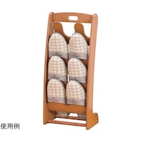 ファミリー・ライフ すっきり薄型 スリッパラック 04004