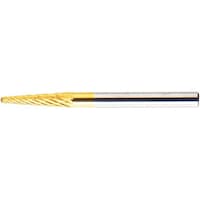 太陽商会 チタンコーティングシリーズ超硬ソリッドミニバー シャンク径3mm ダブル 全長38mm L30TN