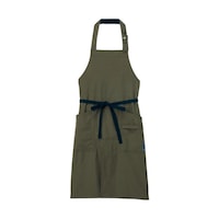 カーシーカシマ CAREAN エプロン BRIGHT TWILL STRETCH カーキ