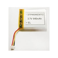 Data Power リチウムイオンポリマー電池(3.7V、640mAh、サーミスタ付) DTP443442(NTC)
