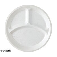福井クラフト 耐熱27cm 丸プレート ホワイトアクア(裏白塗) 51354790