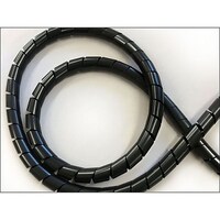 西日本セフティデンキ ROスパイラルチューブ ブラック 3m RO8B3M