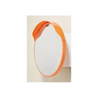 シンエイブッサン アクリルミラー(カーブミラー)φ600mm オレンジ A6H