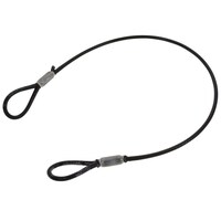 ヤハタネジ YHロープ・両端クランプ黒 YH1 50 1セット(5個入)