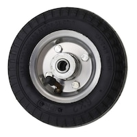 ヤハタネジ エアー式キャスター(タイヤ) 200mmグレー