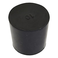 ヤハタネジ ゴム栓(黒) 1セット(10個入)