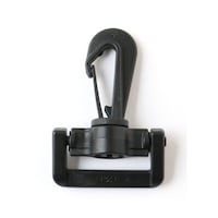 YKK プラスチックパーツ ナスカン 26mm巾 黒 1個 LN25580