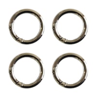 アーテック 丸型カラビナ 36mm ニッケル 1組(4個入) S27300