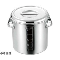 赤川器物製作所 AG 188目盛付深型丸キッチンポット 20cm(手付)
