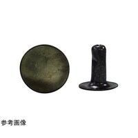 ニホンチュウコウボウ 片面カシメ 小 6mm×6mm 10組 黒ニッケル F12203