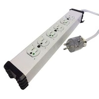 光城精工 医療施設用配線器具/電源タップ6個口 MKI6WH(シロ)5M