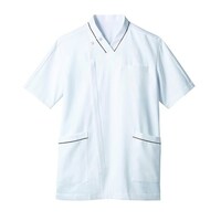 住商モンブラン スクラブ(メンズ・半袖) 721309(シロ/ネイビー) 6L