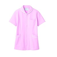 住商モンブラン ナースジャケット(レディス・半袖) 731564(ピンク/シロ) 6L