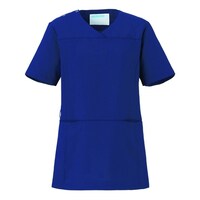 KAZEN レディススクラブ 17198(ネイビー) 3L