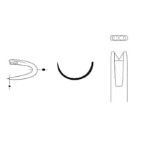 松吉医科器械 マツヨシ縫合針 外科強弯弾 丸針 MYOC2NO.12(10ポン)