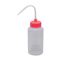 安元化成 カラーキャップ付洗浄瓶(広口) 250ML(12ホンイリ) ピンク
