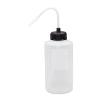 安元化成 カラーキャップ付洗浄瓶(広口) 500ML(12ホンイリ) ブラック