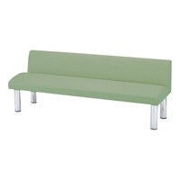 ニシキ工業 ロビーチェア HKZ15A(150X59X65CM カーキグリーン