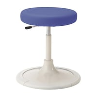 松吉医科器械 マツヨシ クランケチェア(背無) MYN3247(プロテクターツキ) プラムブルー