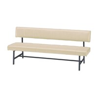 ニシキ工業 長イス(背付) TEP18A(180X54X76) ミルキーホワイト