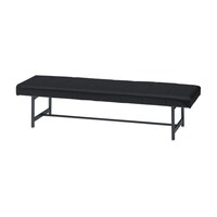 ニシキ工業 長イス(背なし) TEP15B(150X46X43) ネオブラック