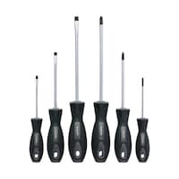 エレコム ドライバーセット 6本組 ネジ用 プラスドライバー×3 マイナスドライバー×3