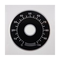 アズワン ボリュームプレート(直径38mm、黒) 38VPB