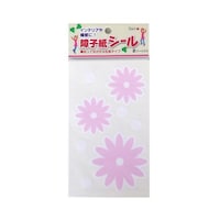 障子紙シール マーガレット ピンク 2枚入