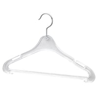 店研創意(ストア・エキスプレス) 子供用プラスチック製ハンガー 透明 W32cm 1セット(10本入) 61196111