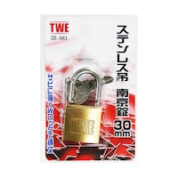 和気産業 ステンレス吊 南京錠 30mm IB081