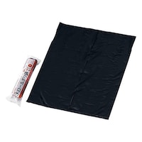 ジャパックス サニタリー用ロールポリ袋 黒(20枚ロール) JR01