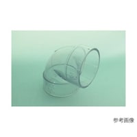 東栄管機 VU継手 90°エルボ 透明 50 VUDLC50