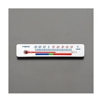 佐藤計量器製作所 140x8x26mm 冷蔵庫用温度計(マグネット付) EA722CB14
